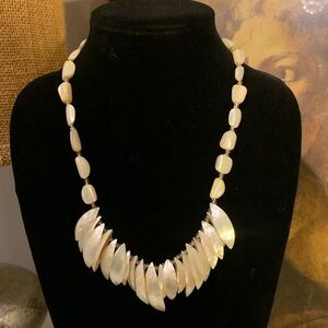 Boho Cream Shell Necklace